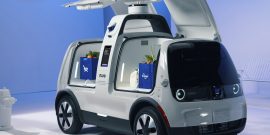 Nuro’s third-generation autonomous delivery vehicle features greater payload