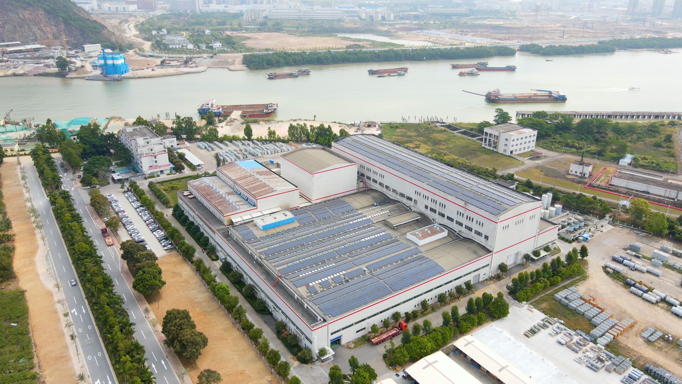 Press release image - China Facility with solar panels v3