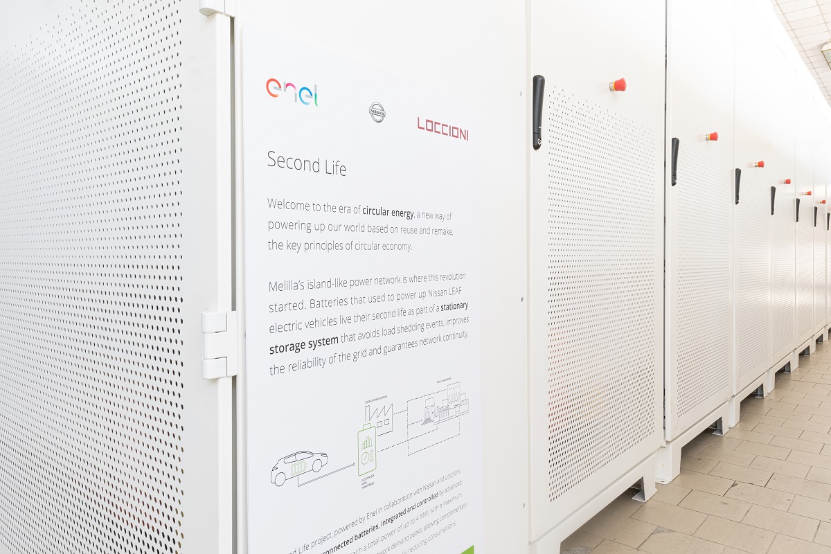 Enel lanza sistema de almacenamiento para dar una segunda vida a baterías de vehículos eléctricos en España