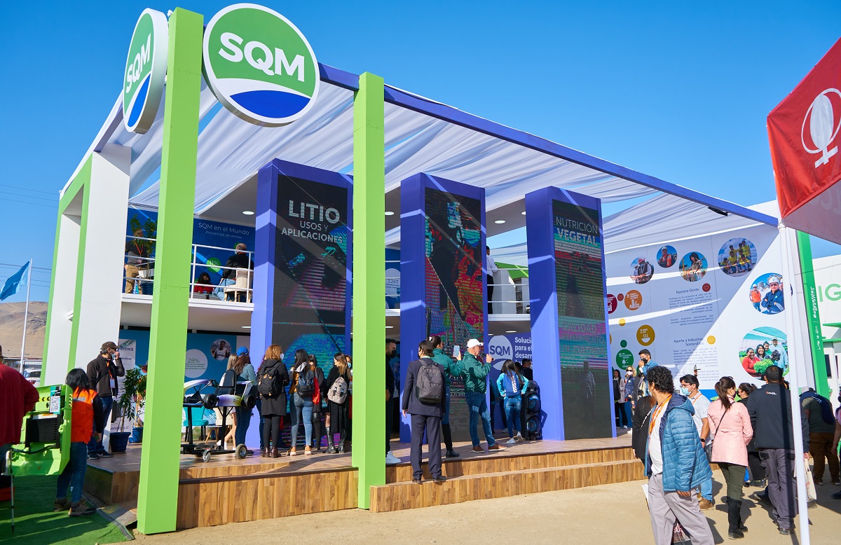 SQM presentó sus acciones de desarrollo sostenible en Exponor 2022