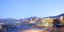 Processing plant at Candelaria Mine, Copiapo, Chile
