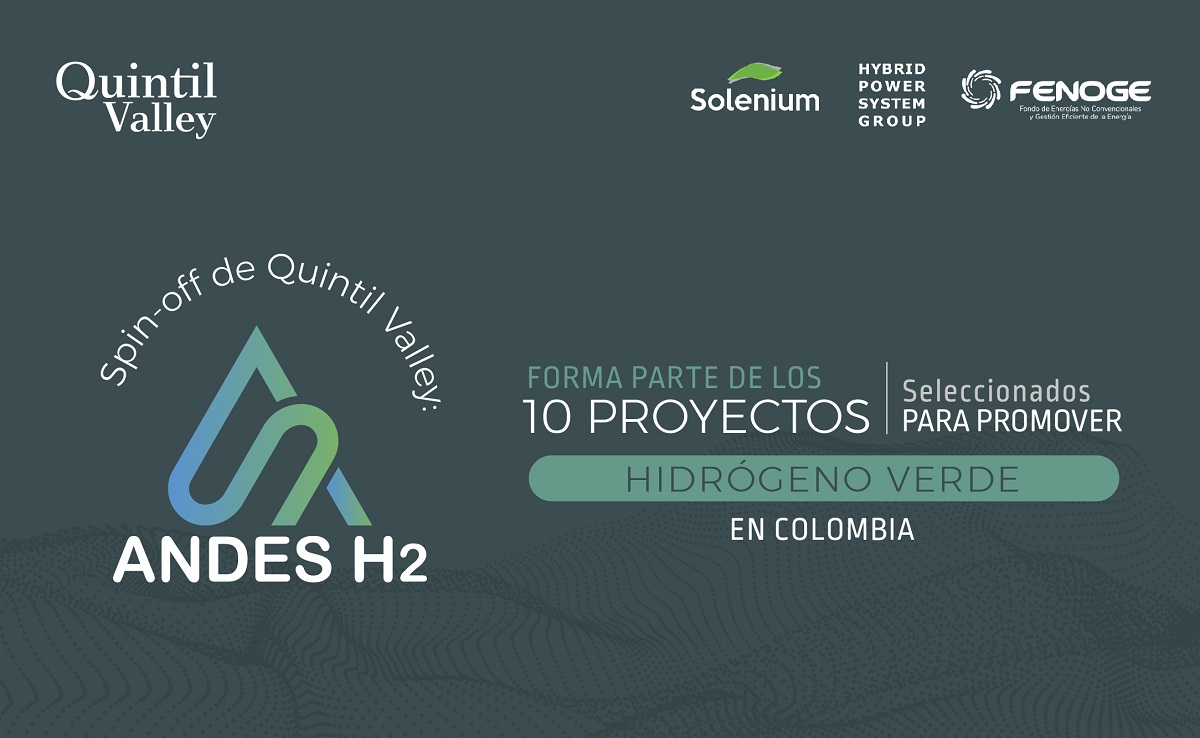 Andes H2 forma parte de proyectos seleccionados para promover hidrógeno verde en Colombia