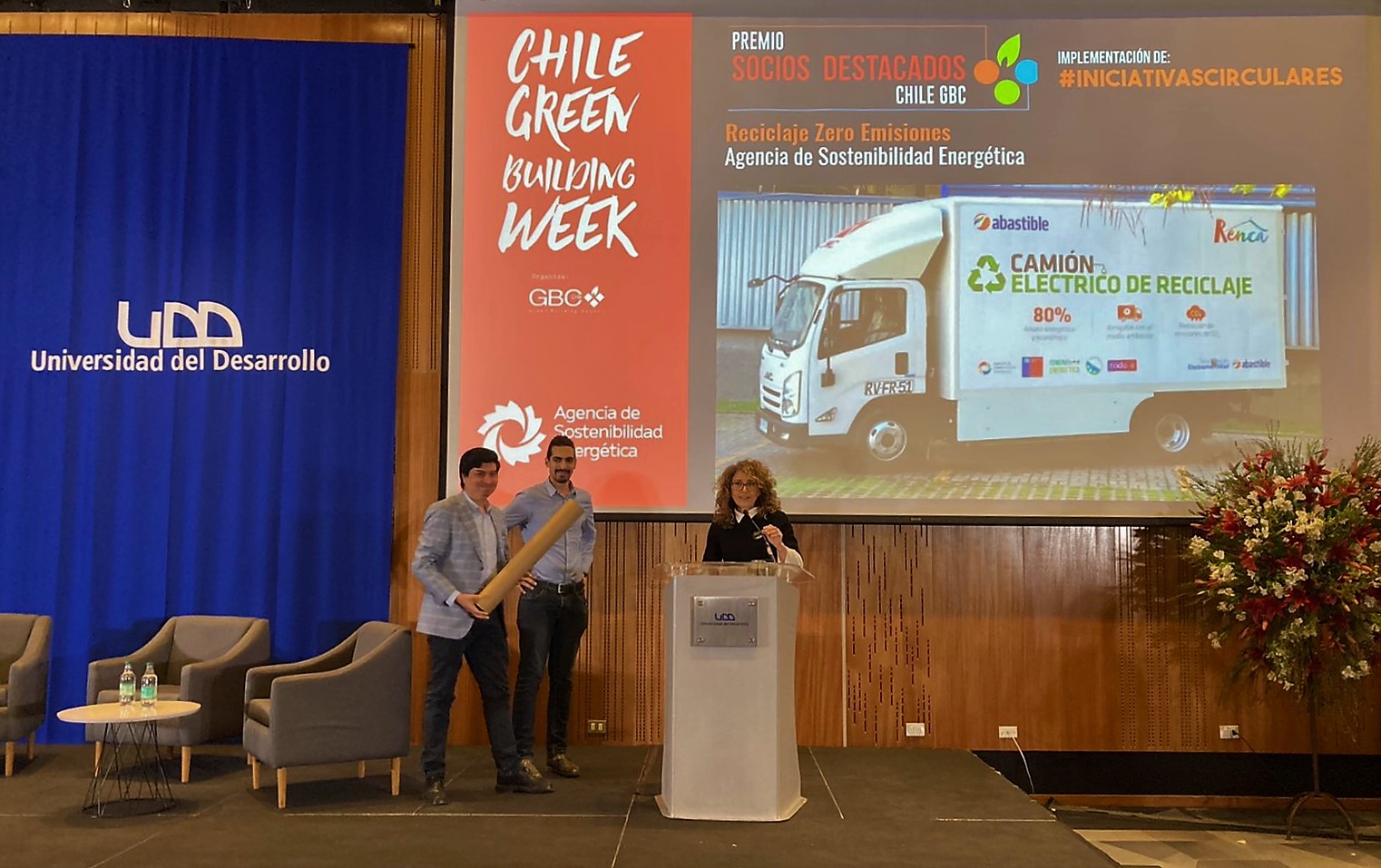 Camión Eléctrico gana concurso de Chile Green Building Council