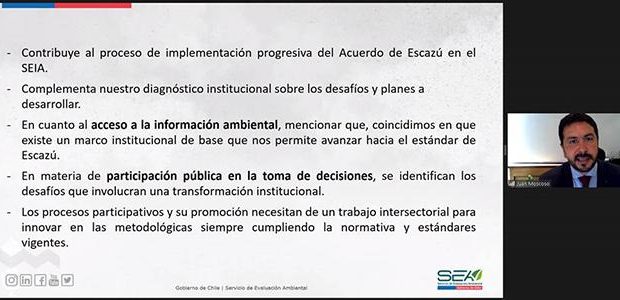 Webinar aborda proceso de implementación de Acuerdo de Escazú en Chile