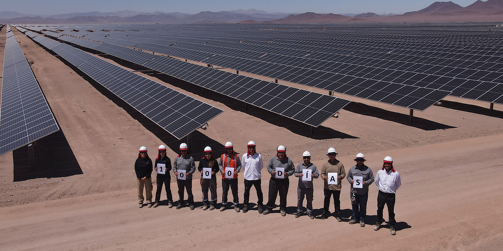 1.000 días sin accidentes cumple la planta fotovoltaica Almeyda de Acciona Energía