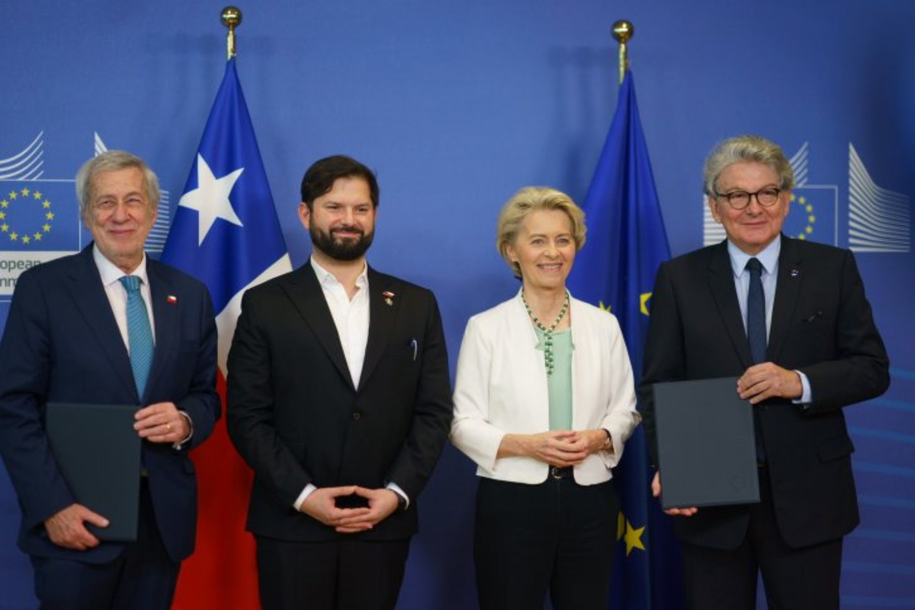Chile y la Unión Europea acuerdan establecer una asociación estratégica sobre cadenas de valor sostenibles