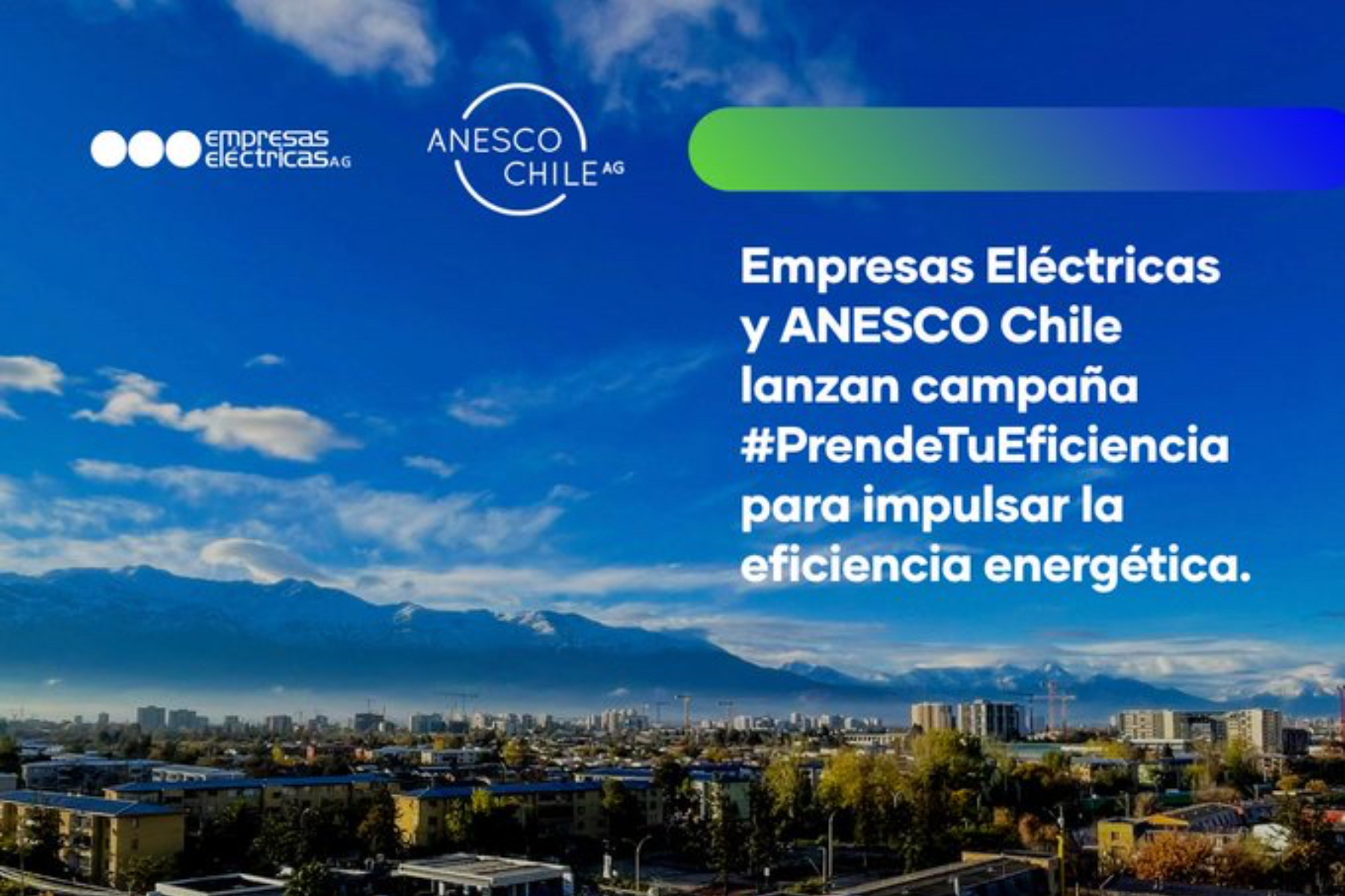 Empresas Eléctricas y Anesco lanzan campaña para potenciar eficiencia energética