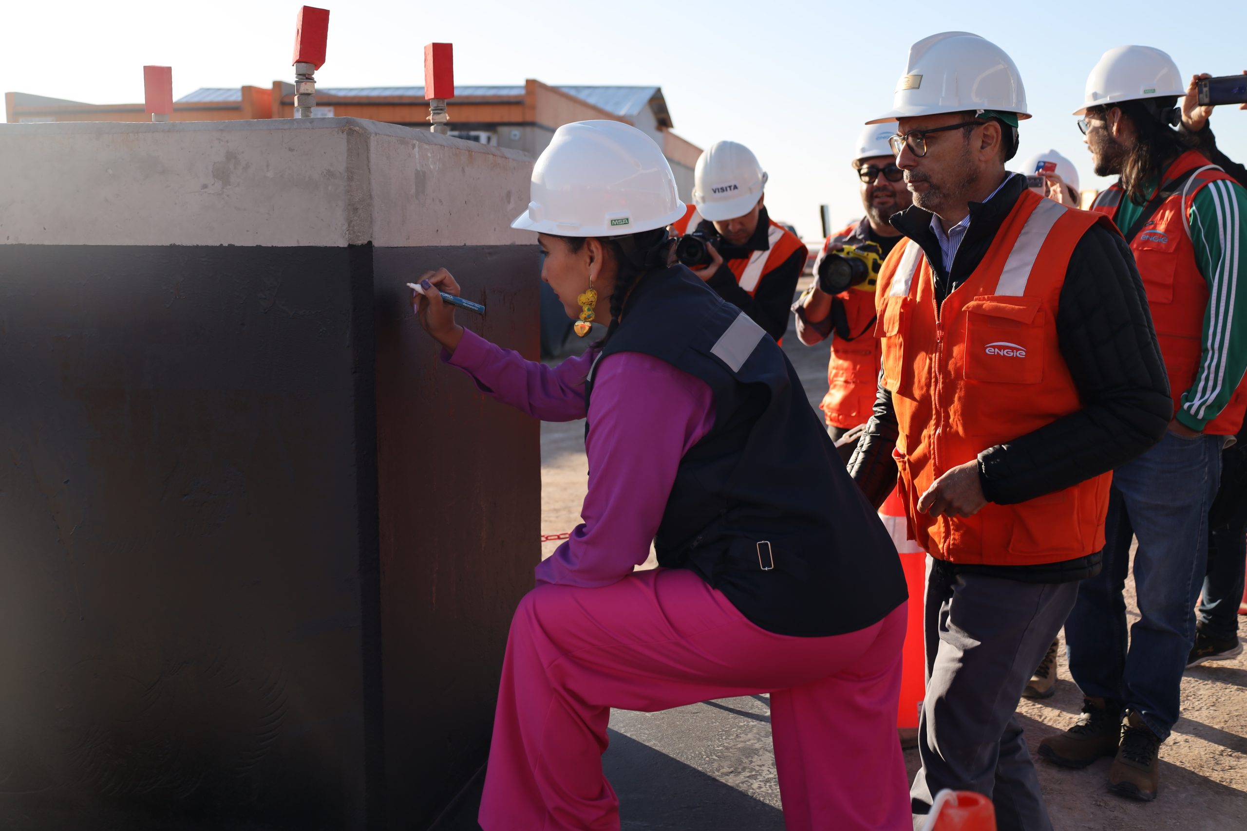 Engie pone primera piedra de nueva subestación eléctrica en Arica y Parinacota