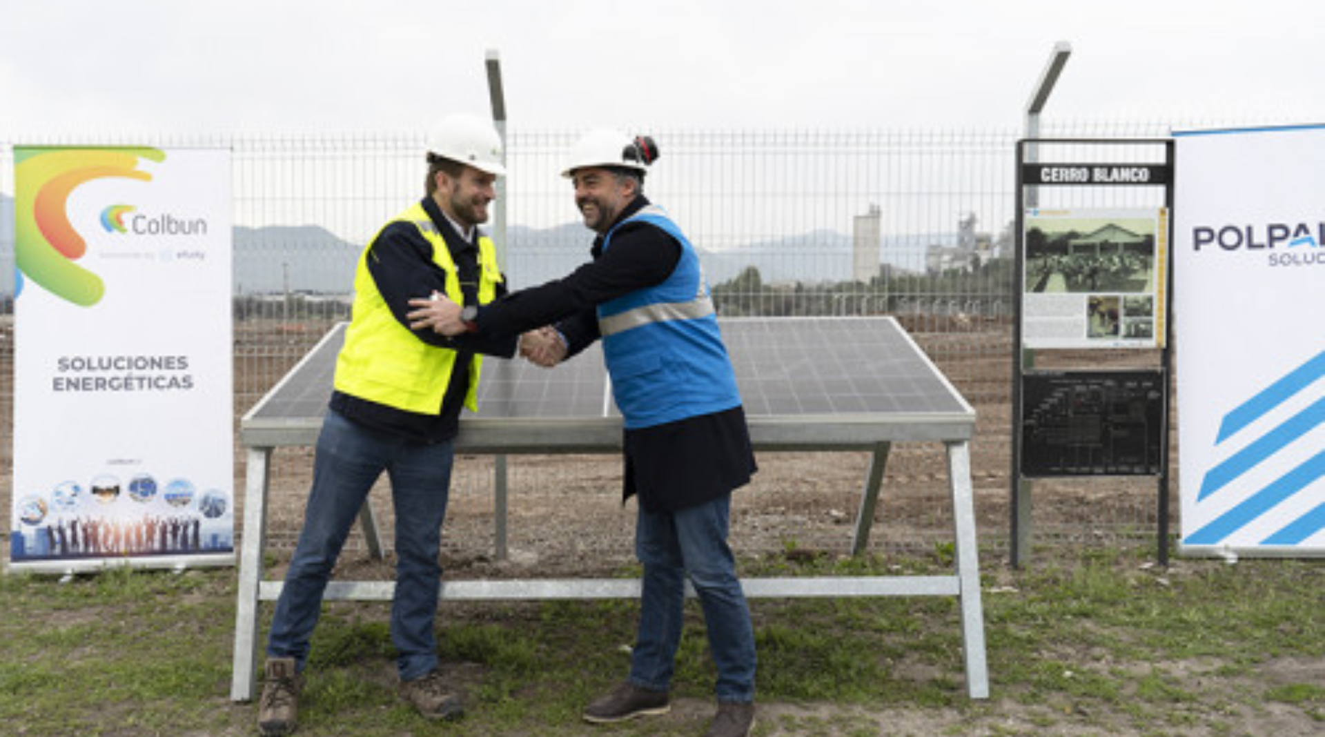 Colbún y Polpaico Soluciones se unen para desarrollar parque de autogeneración fotovoltaica en Tiltil