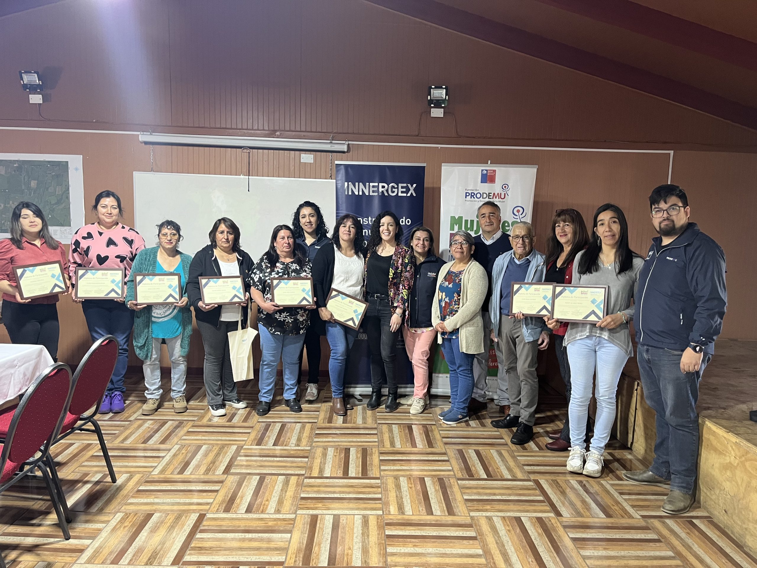 Biobío: Prodemu e Innergex cierran el Programa «Mujeres Rurales» 2023
