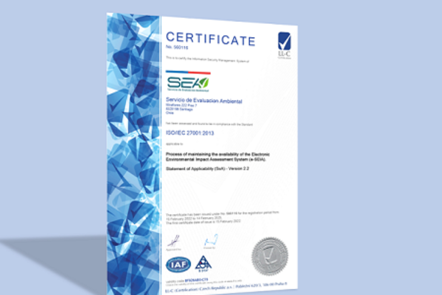 SEA realiza auditoría a certificación ISO 27.001 para su Sistema de Gestión de Seguridad de la Información