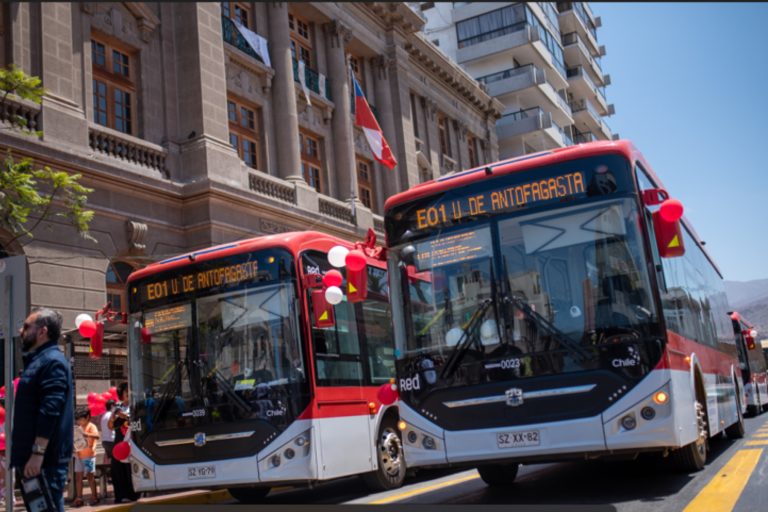 Antofagasta: Inauguran primer centro de carga para buses eléctricos fuera de Santiago