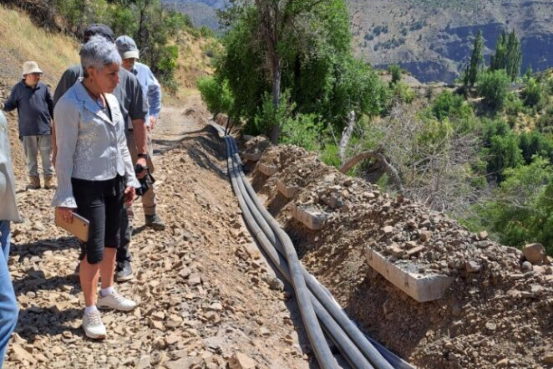 Con apoyo de Fondo Concursable: Vecinos de San José de Maipo mejoran sistema de tuberías de agua