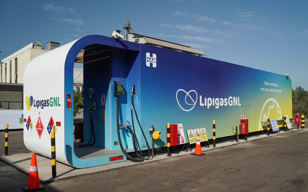 Lipigas inaugura primera estación de servicio para camiones a GNL en la región Metropolitana