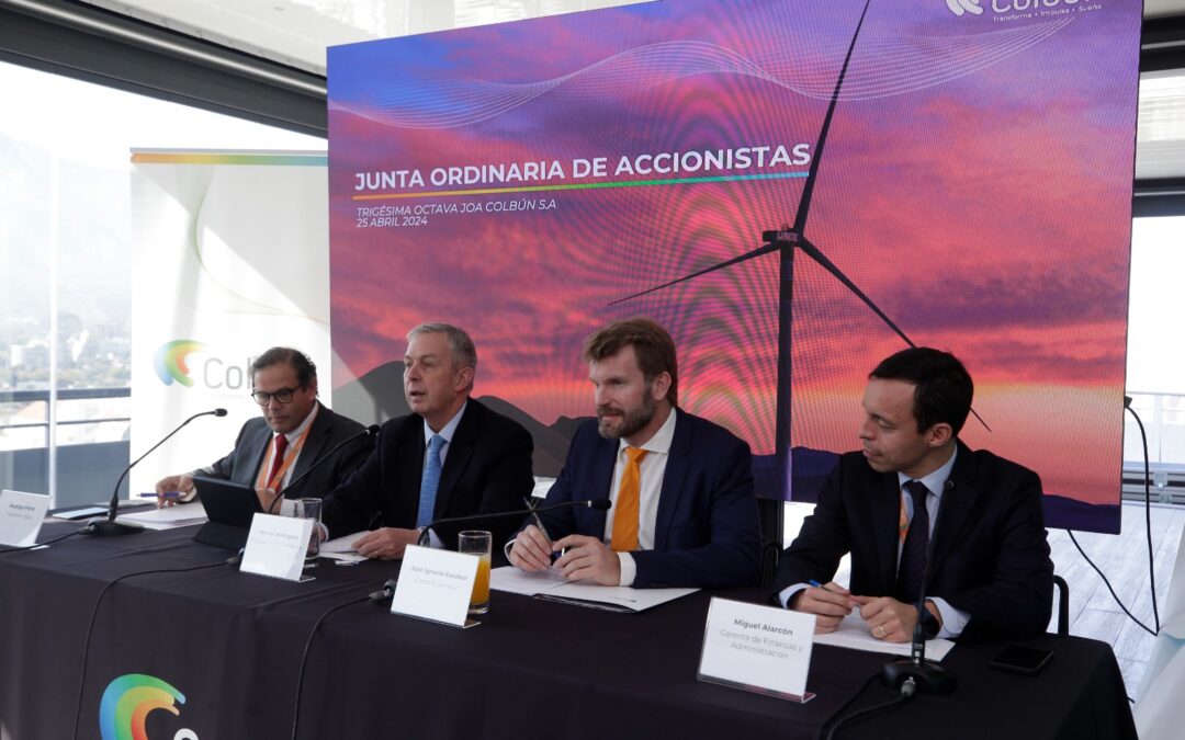 Colbún apunta a mejorar los procesos ambientales para acelerar la transición energética
