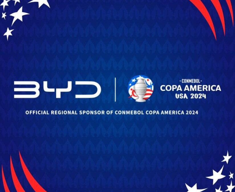 BYD se une con la CONMEBOL COPA AMÉRICA USA 2024™ como Partner Oficial