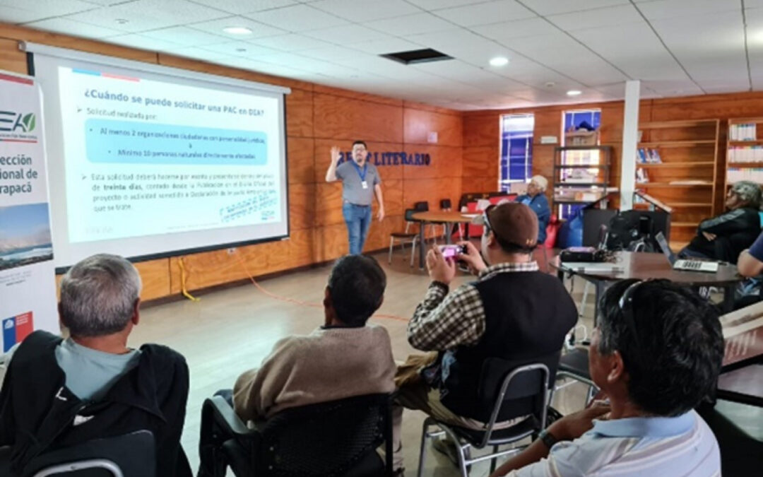 SEA despliega actividades de participación ciudadana por proyecto PV+BESS en Pozo Almonte